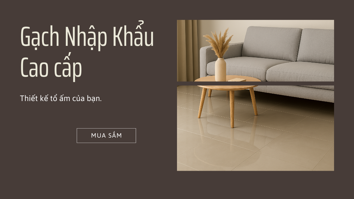 3 Lưu Ý Khi Chọn Gạch Men Bóng hay Gạch Nhám Cho Phòng Khách, Bếp, WC – Loại Nào Phù Hợp?