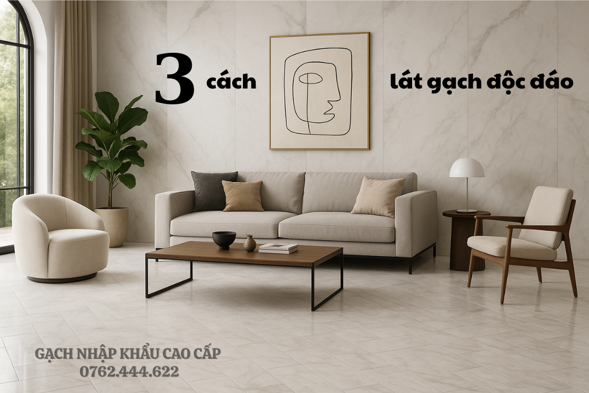 Gạch Ấn Độ – Góc sáng tạo: 3 cách lát gạch độc đáo giúp nhà trở nên “độc đáo”